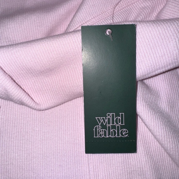 Wild Fable Light Pink Ribbed Top - Picture 6 of 8